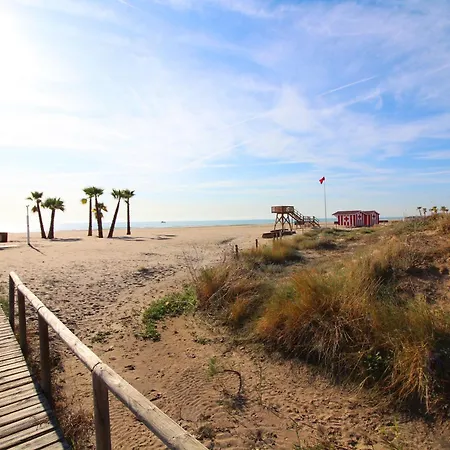 Global Properties, De Dos Terrazas Con Vistas Al Mar Y Piscina En Canet Lägenhet *